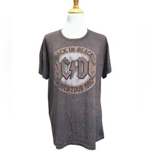 True Vintage AC/DC men’s large gray t shirt